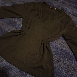 Vintage Givenchy Sport Black V-neck Sweater